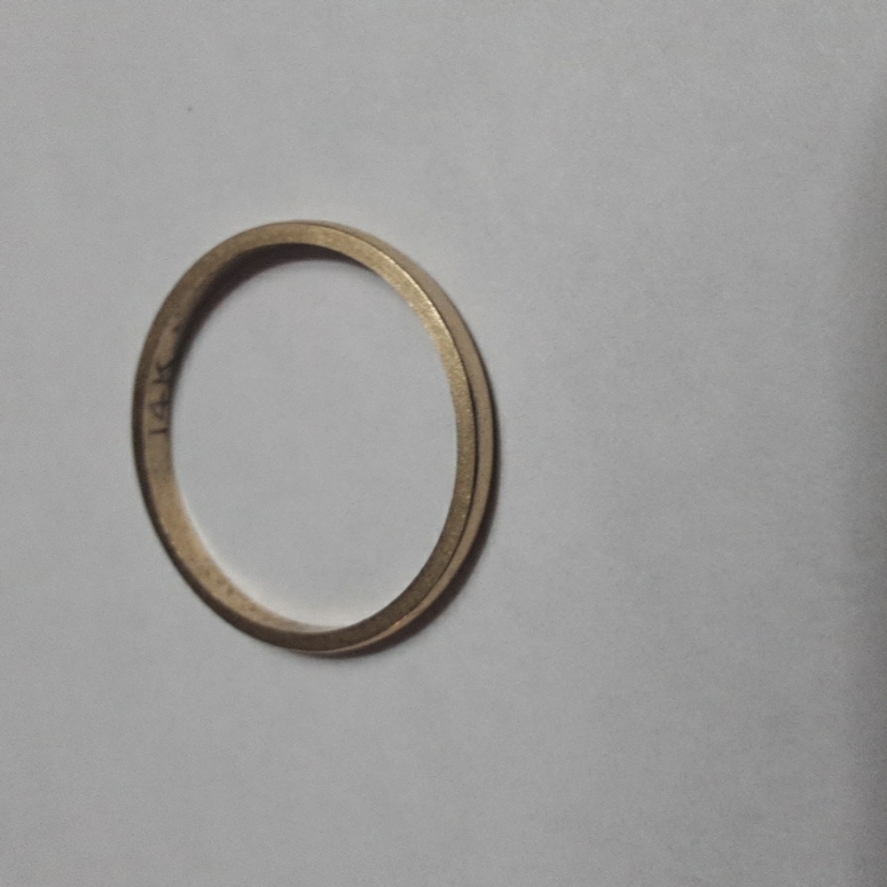 14K Solid Gold Band